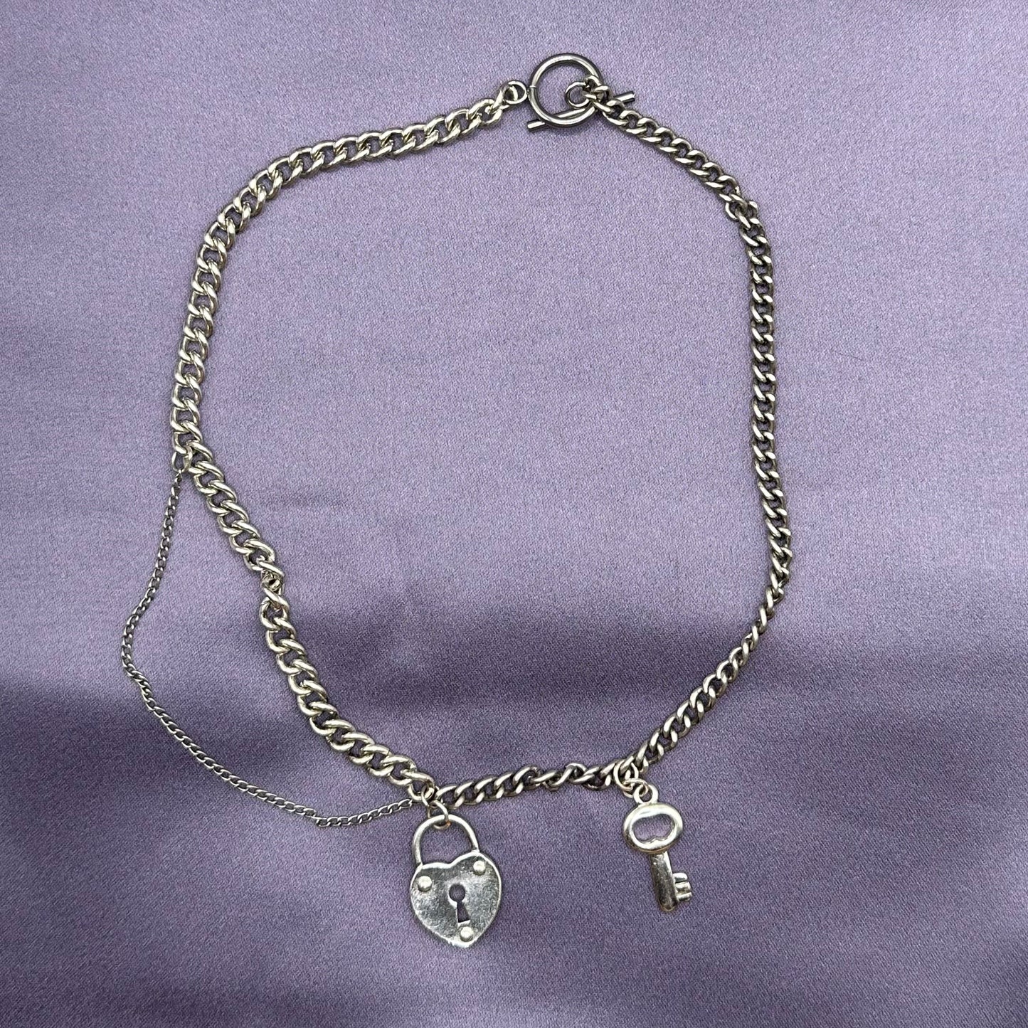 lock and key necklace