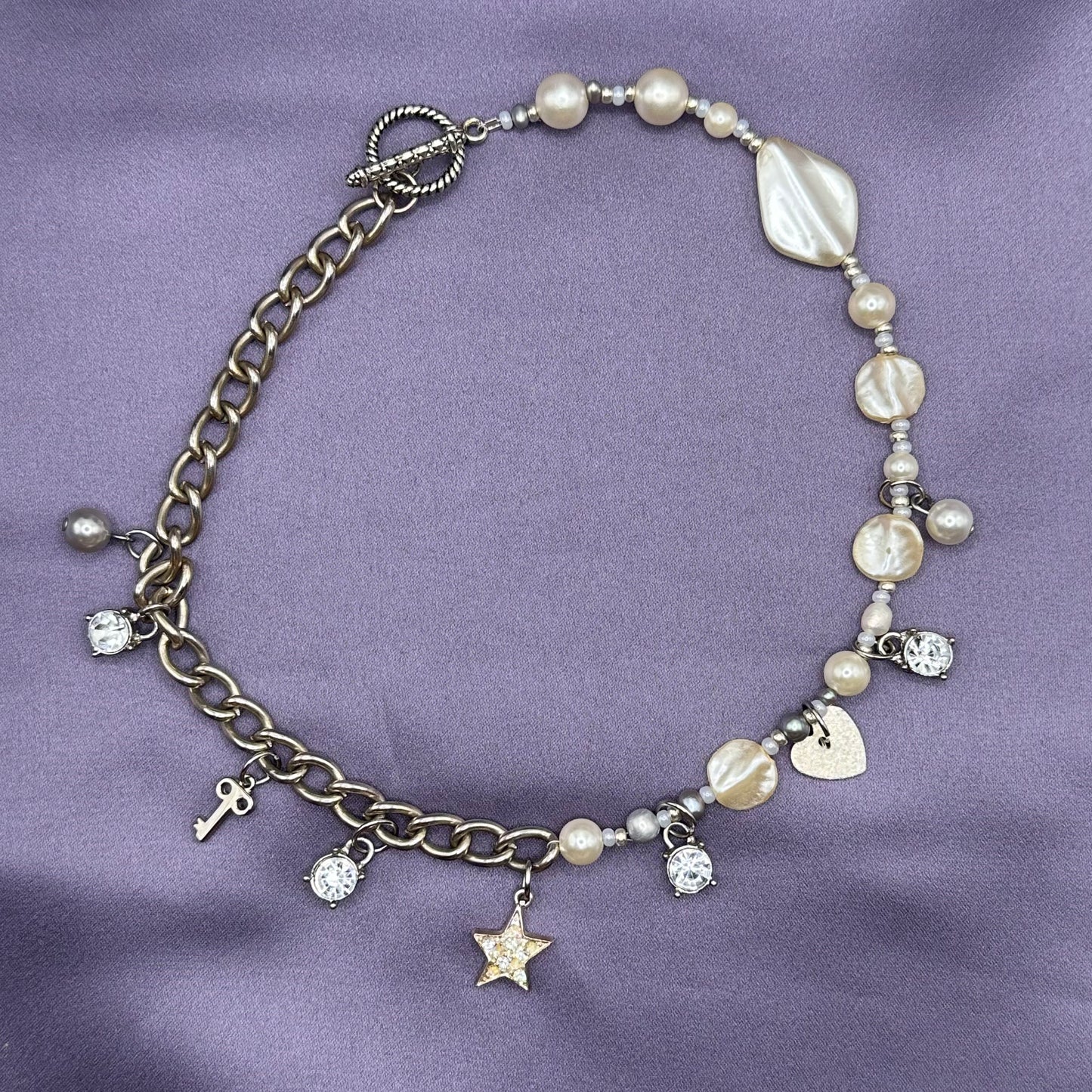 star sparkle charm necklace
