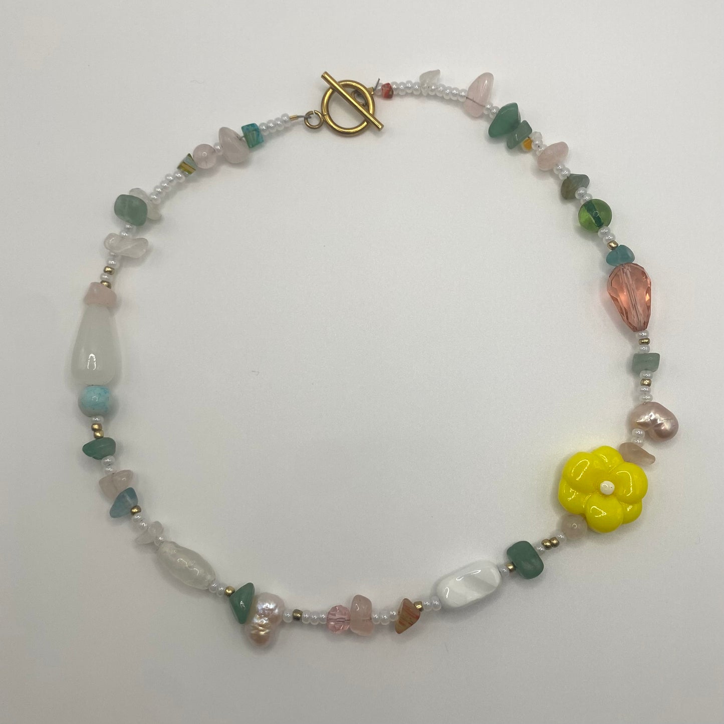 glitzy mix necklace