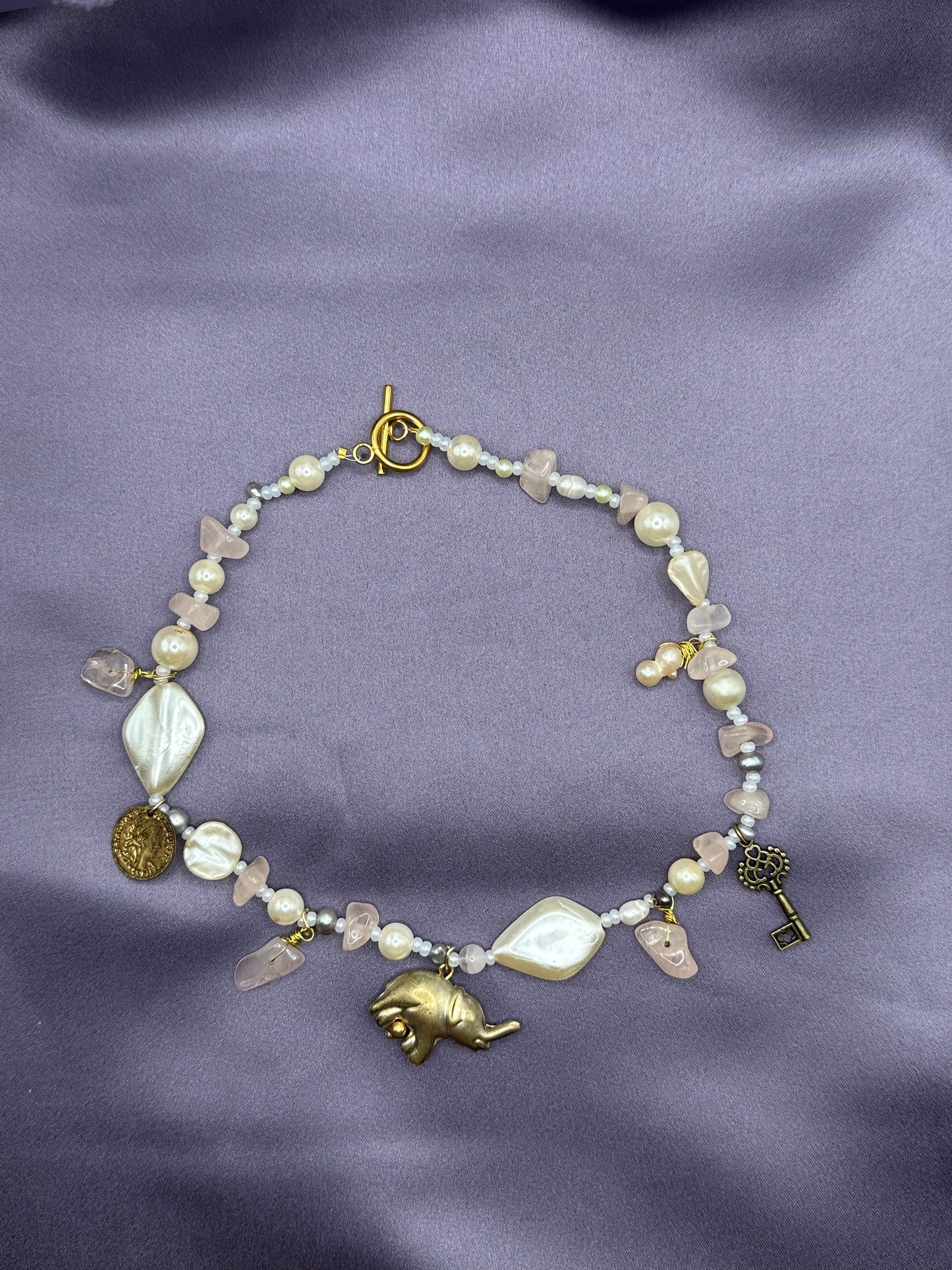 elephant charm necklace